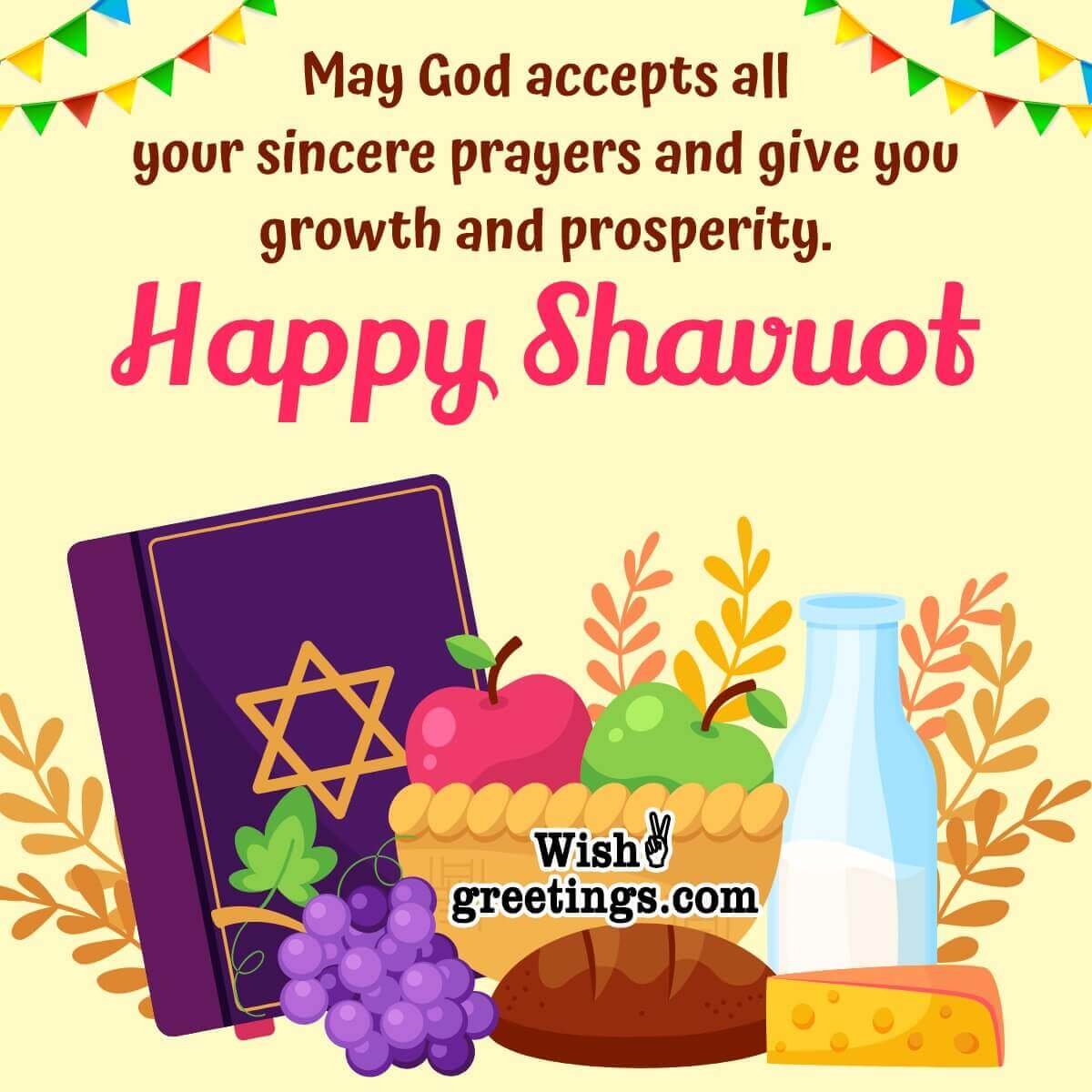 Happy Shavout Message Picture