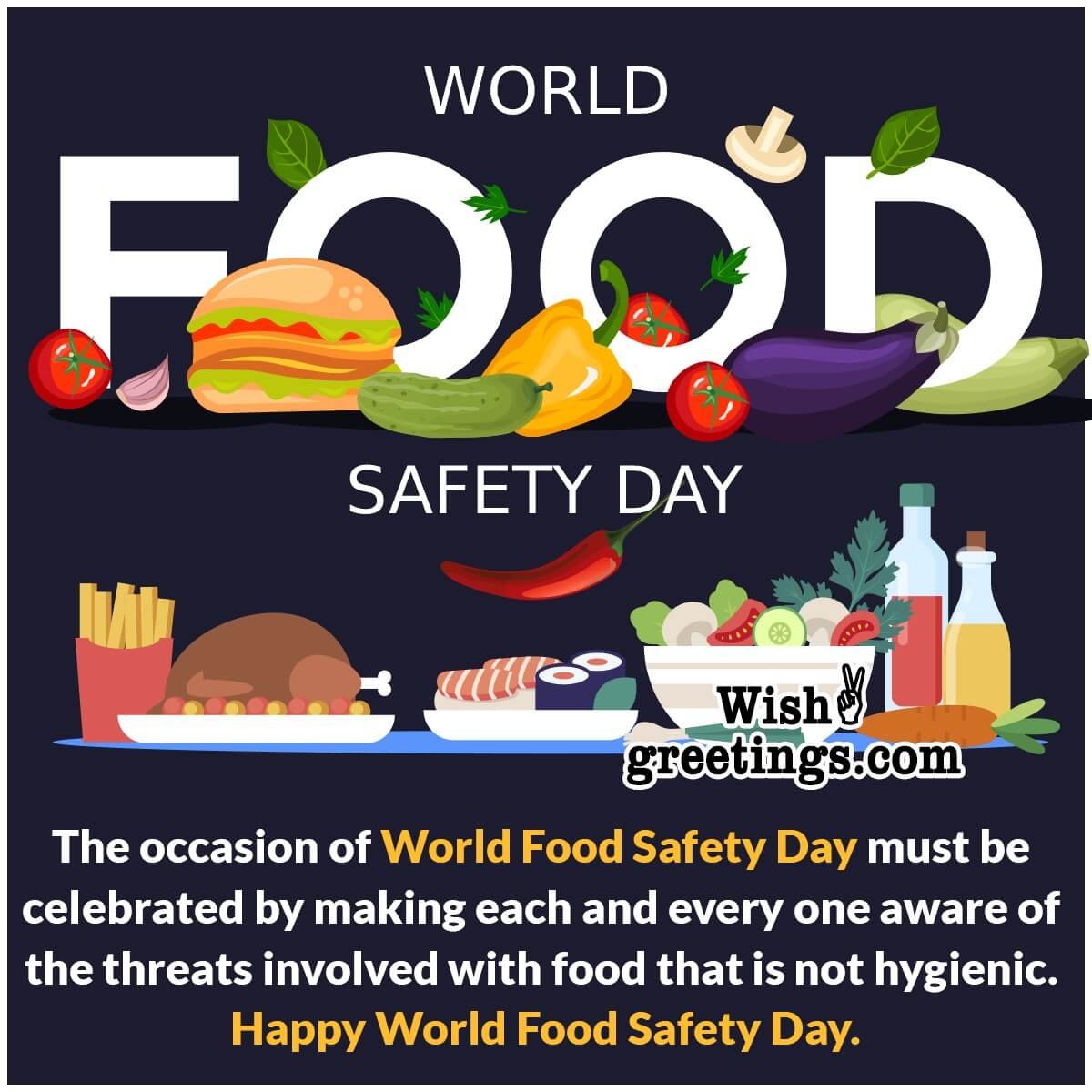 Happy World Food Safety Day Messages