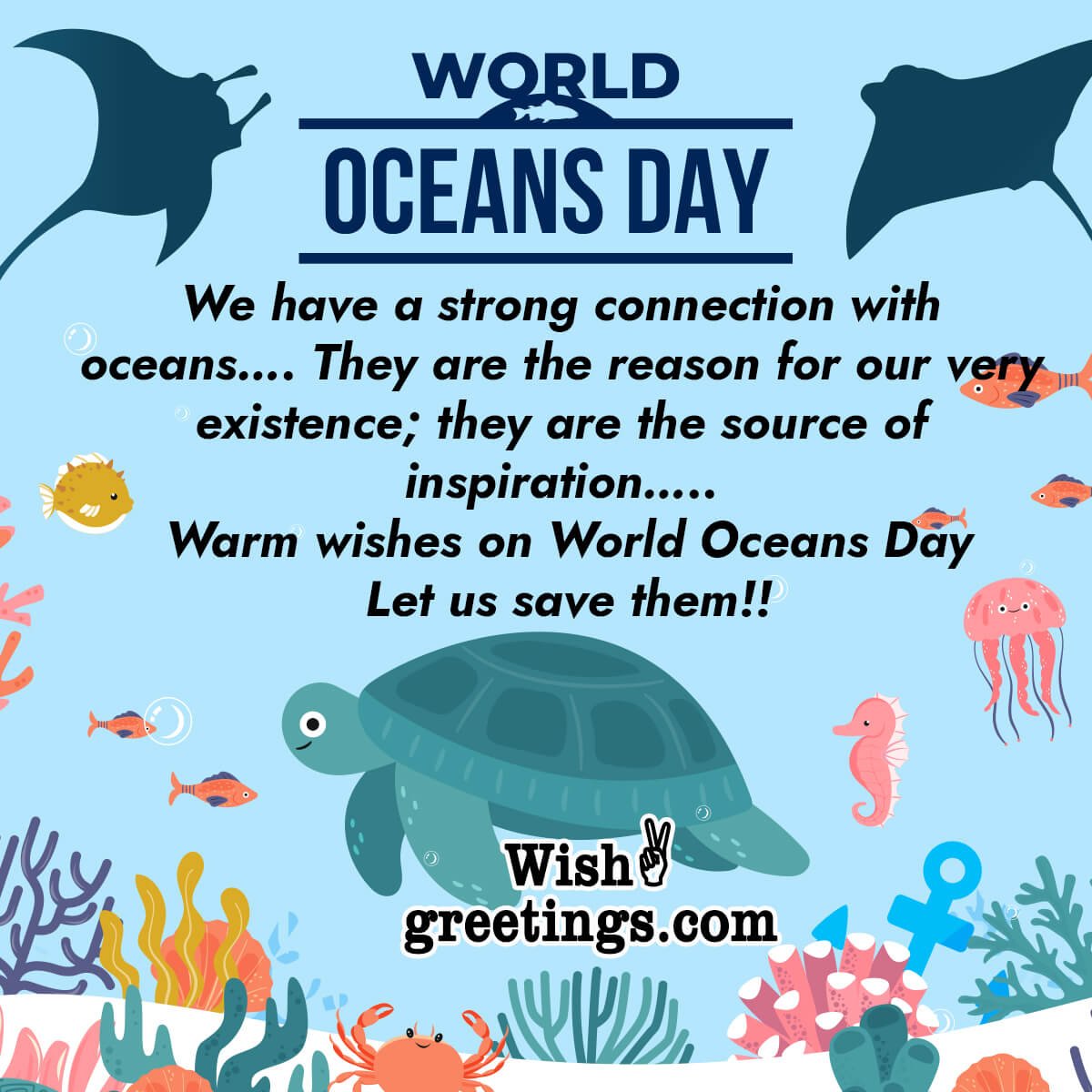 World Oceans Day Wishes, Messages, Quotes Wish Greetings