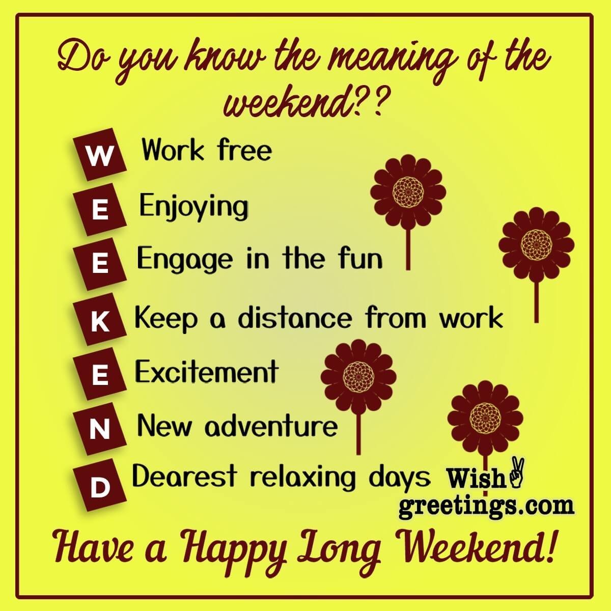 Happy Weekend Wishes Wish Greetings