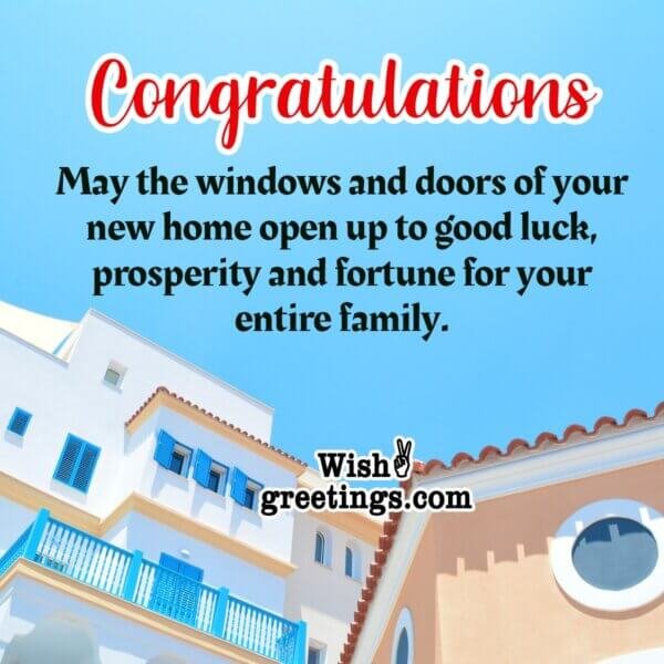 Housewarming Wishes Messages - Wish Greetings