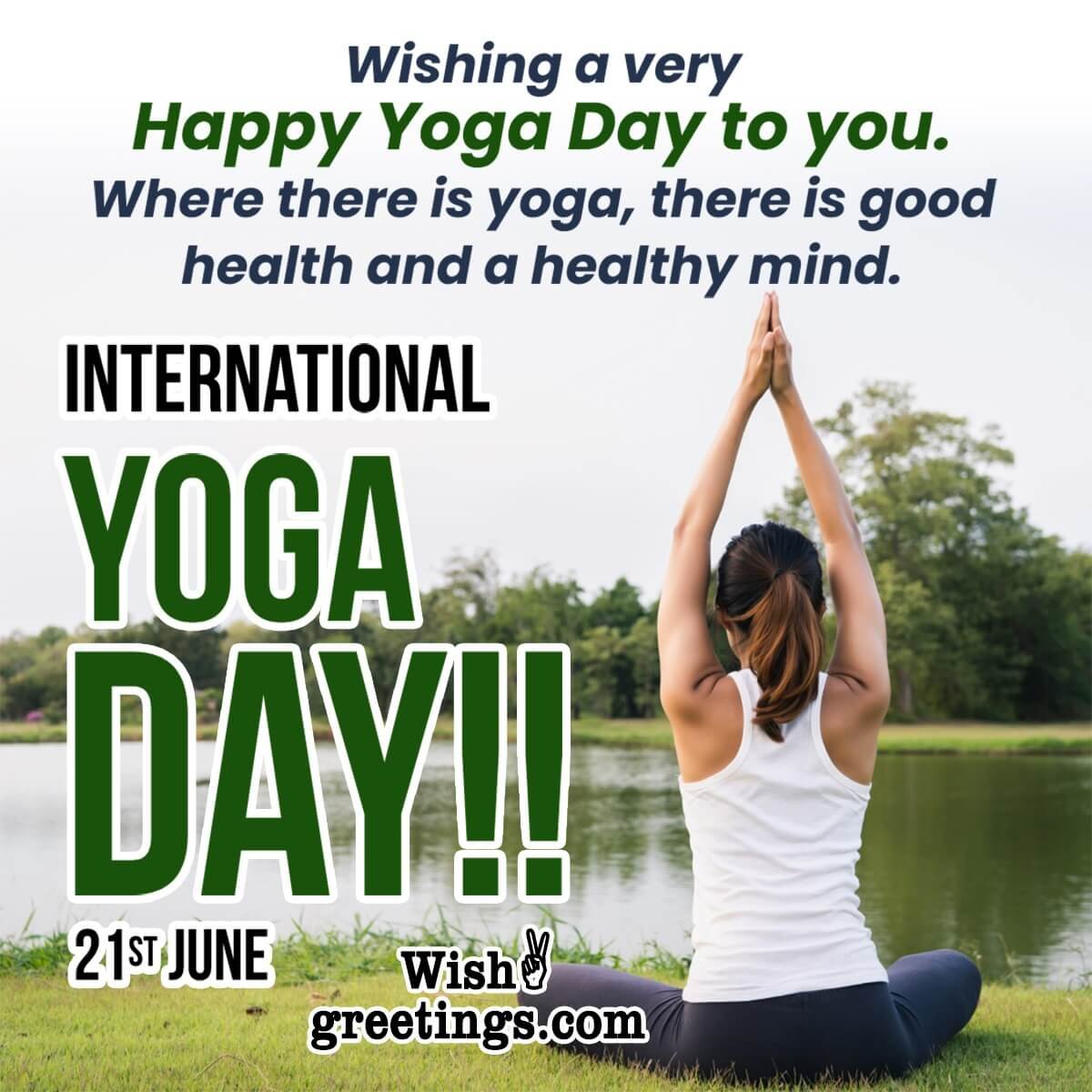 International Yoga Day Wishes Status