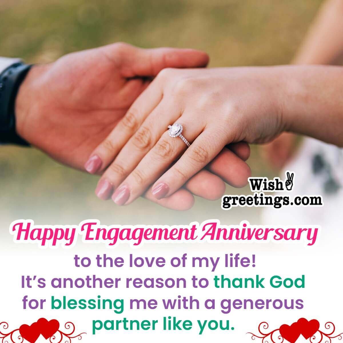 Engagement Anniversary Wishes Wish Greetings