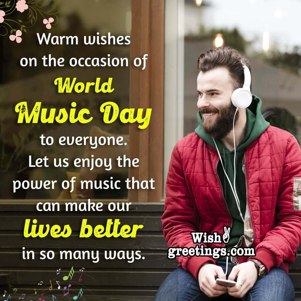 World Music Day Wish Pic