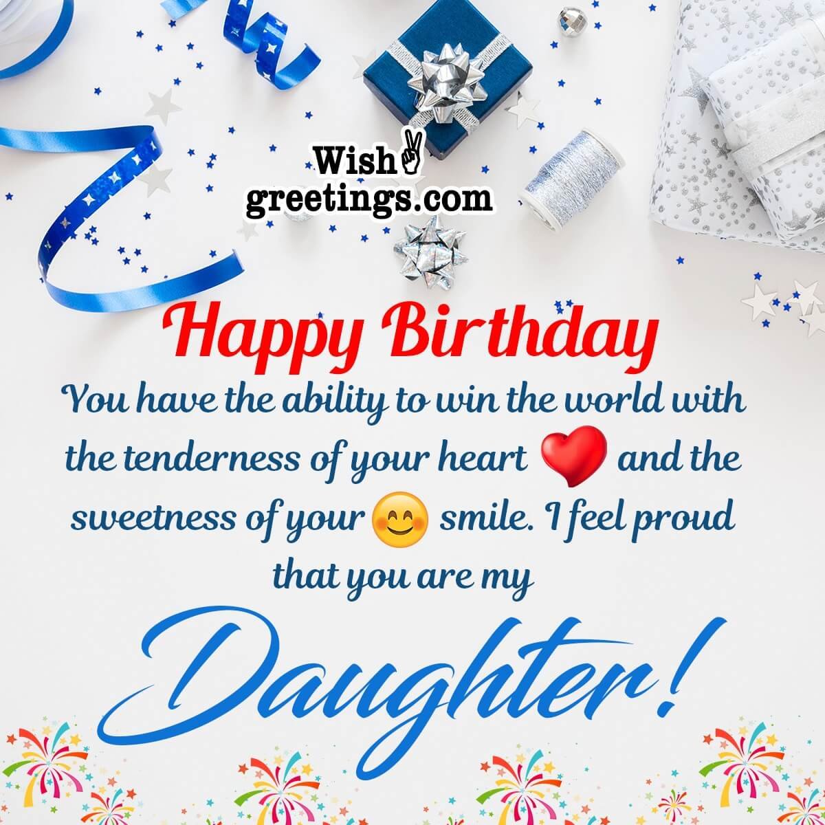 Birthday Wishes for Daughter - Wish Greetings