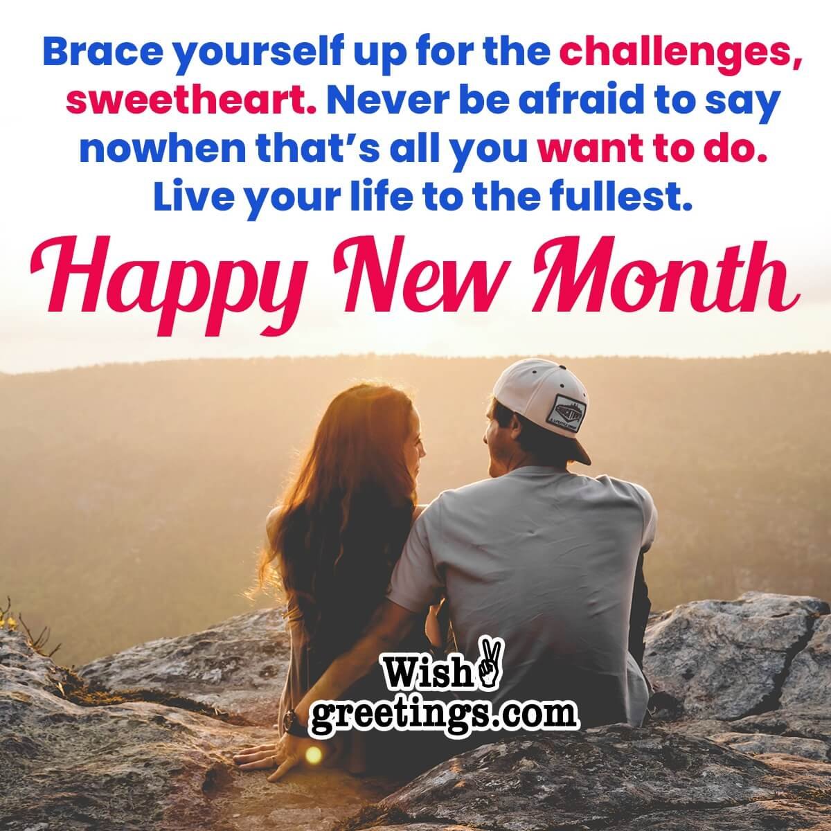 Happy New Month Message For Lover