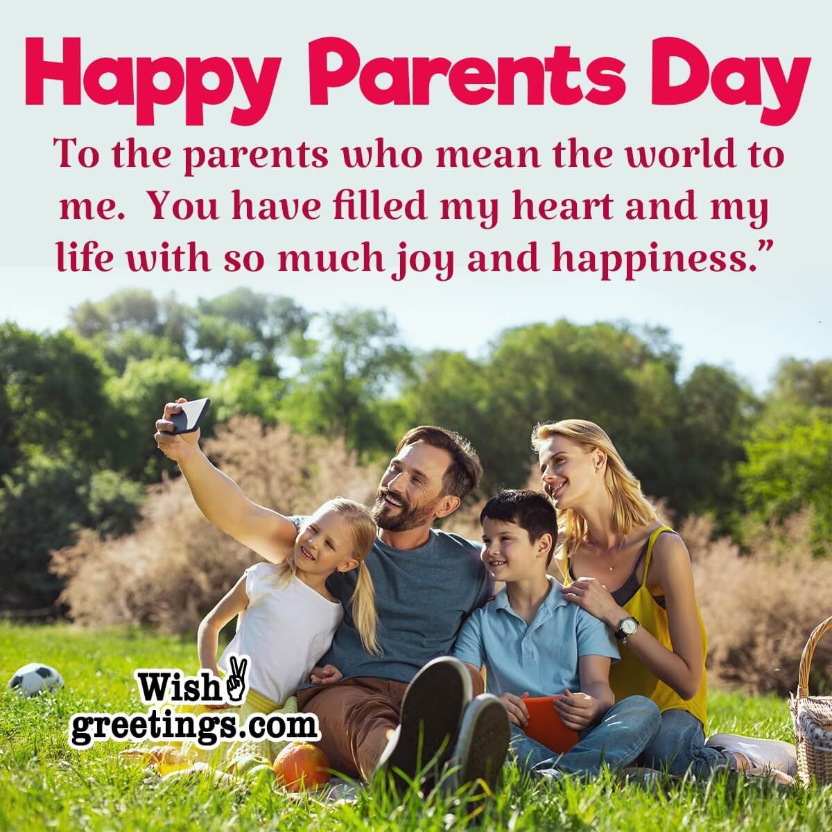 Happy Parents Day Messages