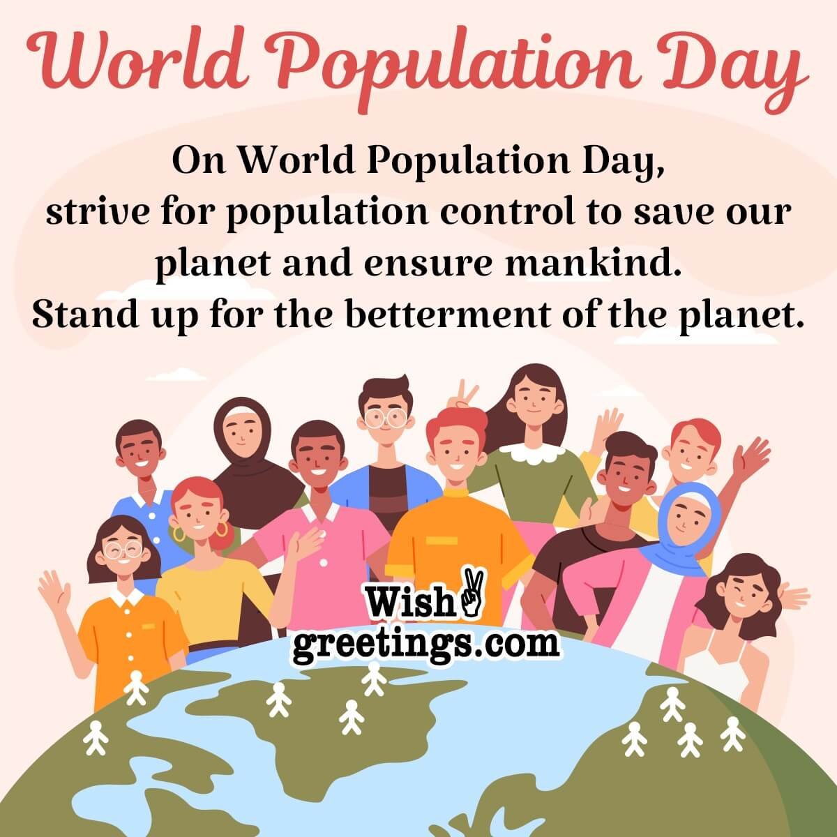 World Population Day Message