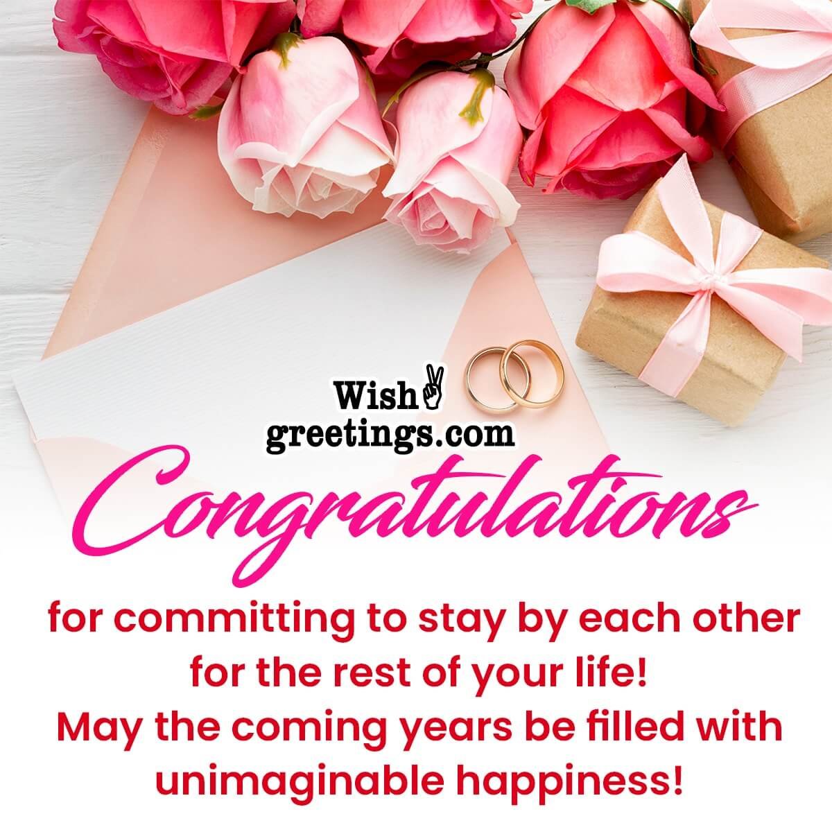 Congratulation Messages For Engagement