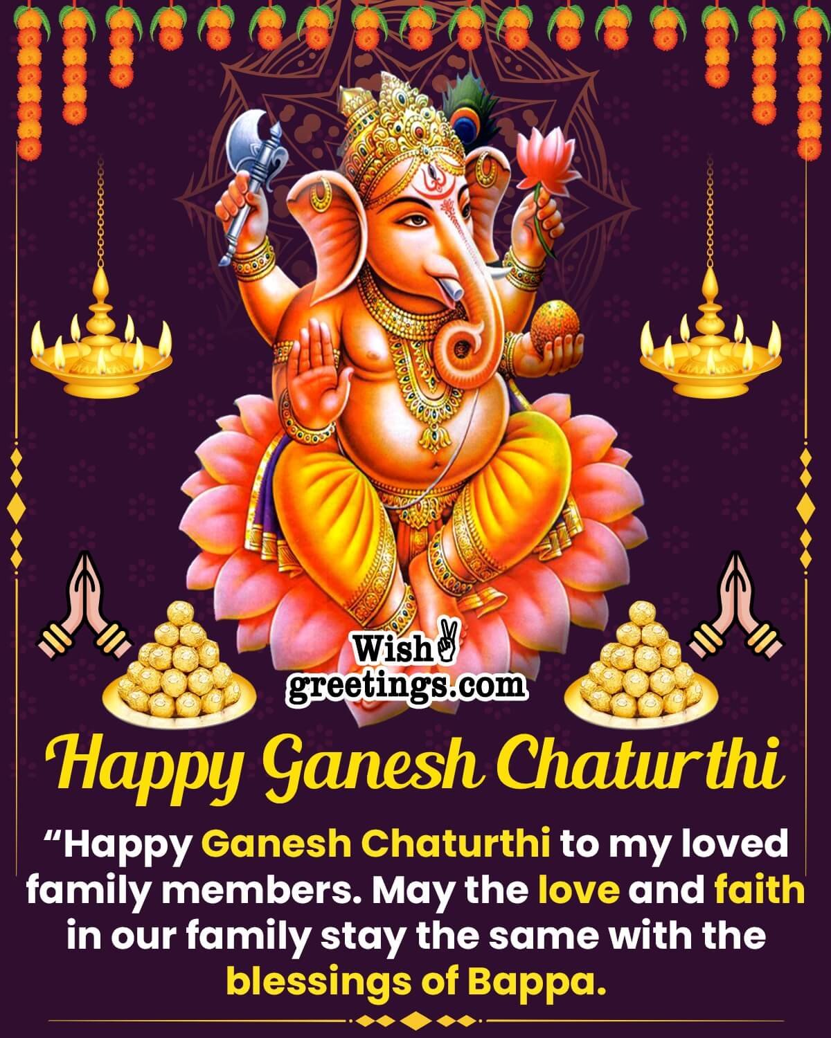 Ganesh Chaturthi Messages For Family