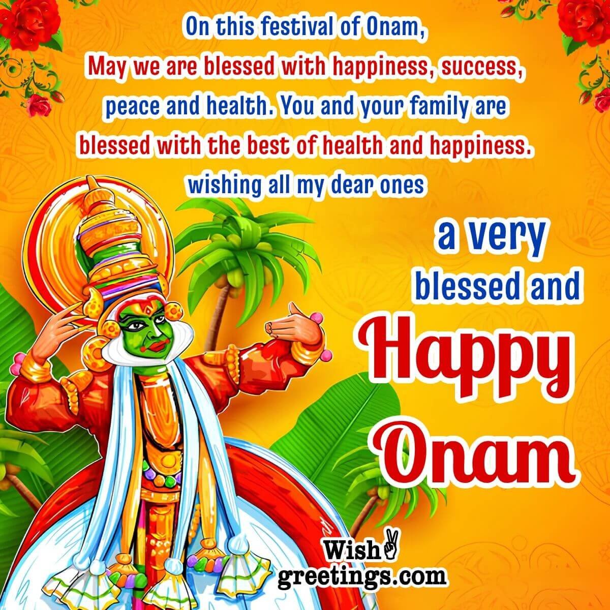 Happy Onam Wishes Messages
