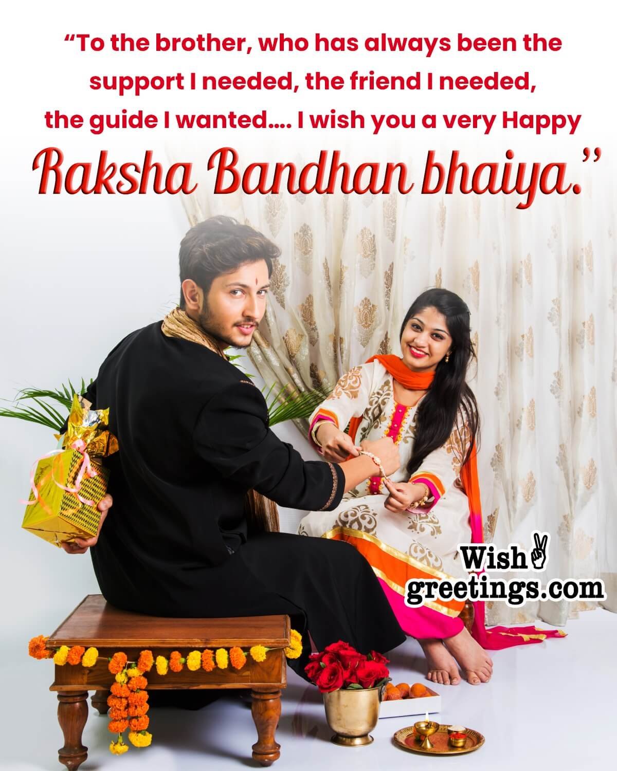 Happy Raksha Bandhan Wishes To Brother