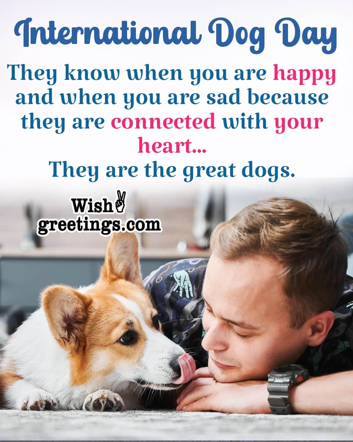 International Dog Day Quote Image