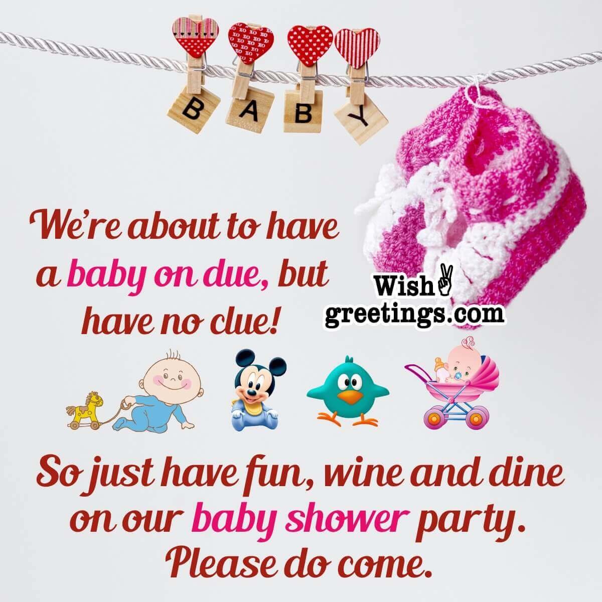 Baby Shower Invitation Image