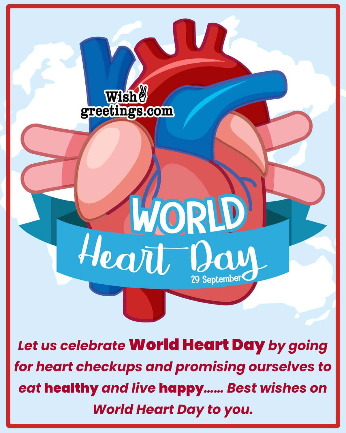 Best Wishes On World Heart Day