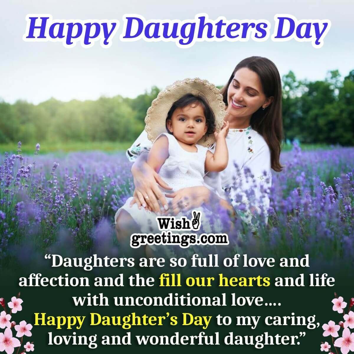 Daughters Day Wish Image