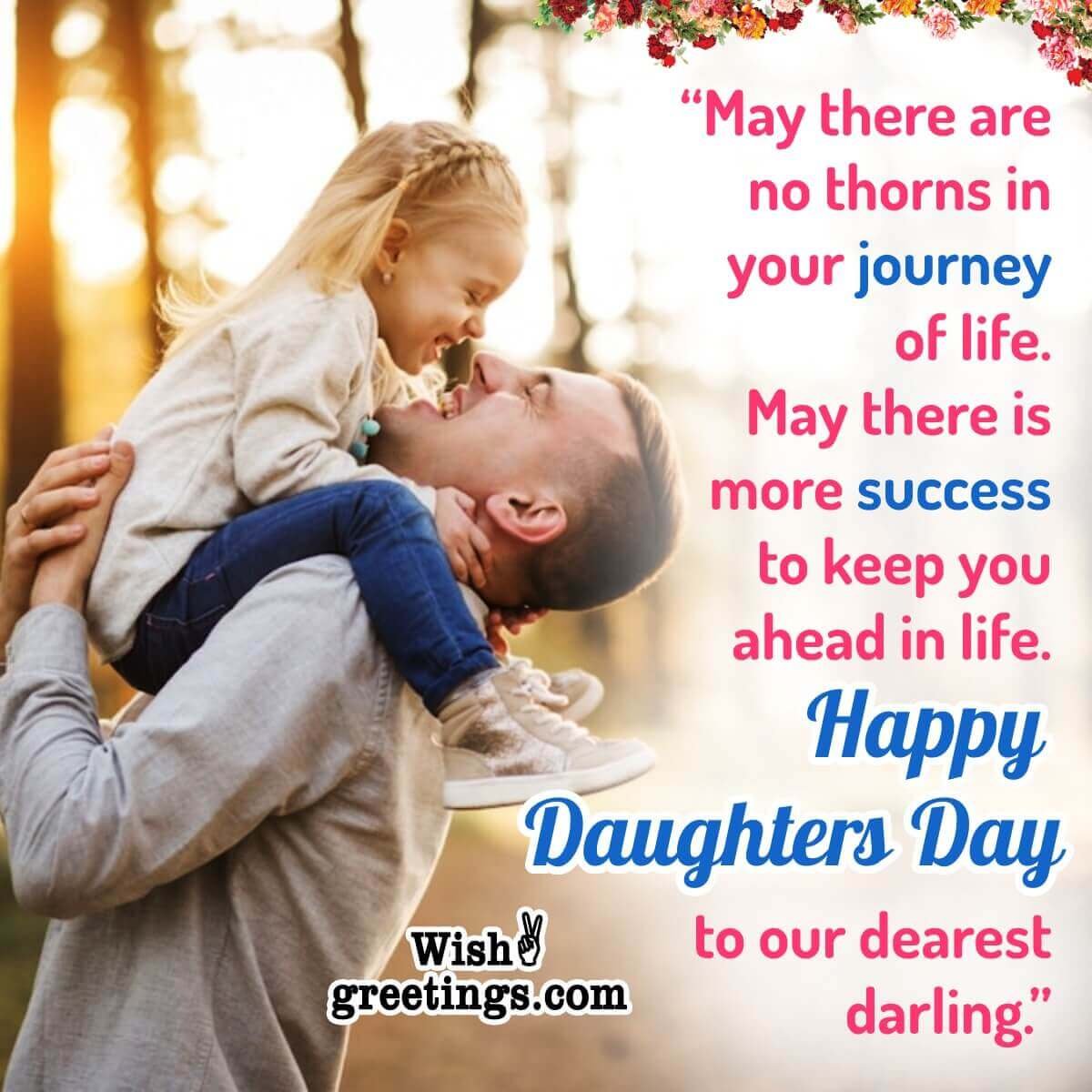 Happy Daughters Day To Our Dearest Darling