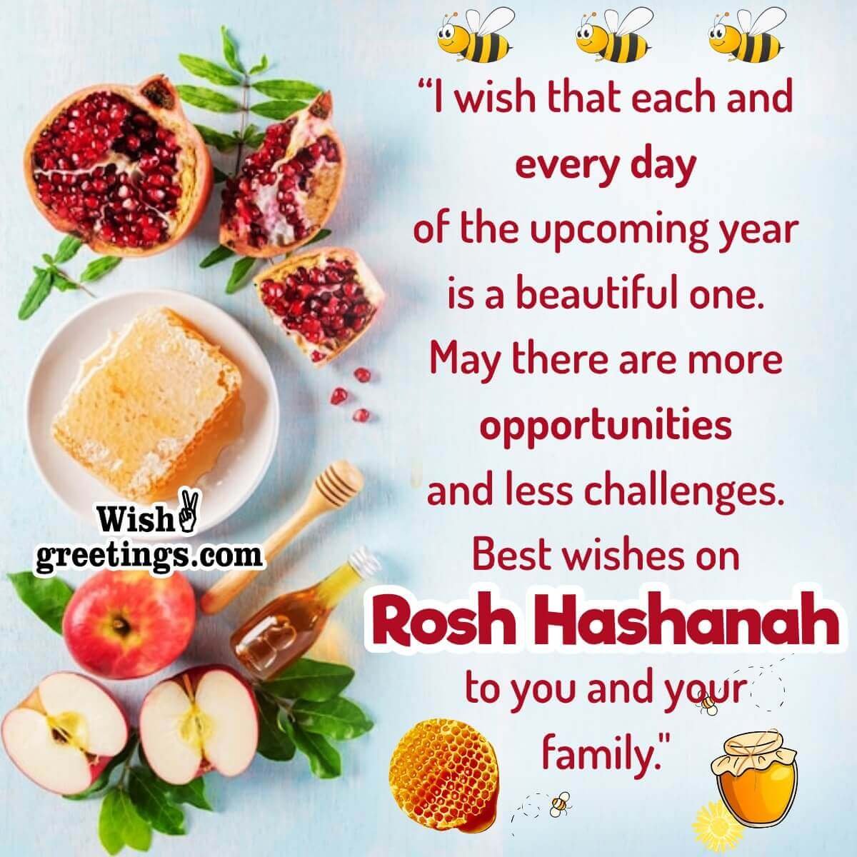 Happy Rosh Hashanah Message Image