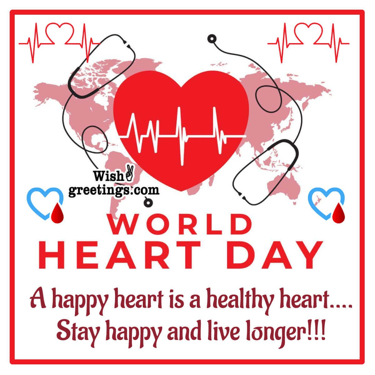 Happy World Heart Day Wish Image