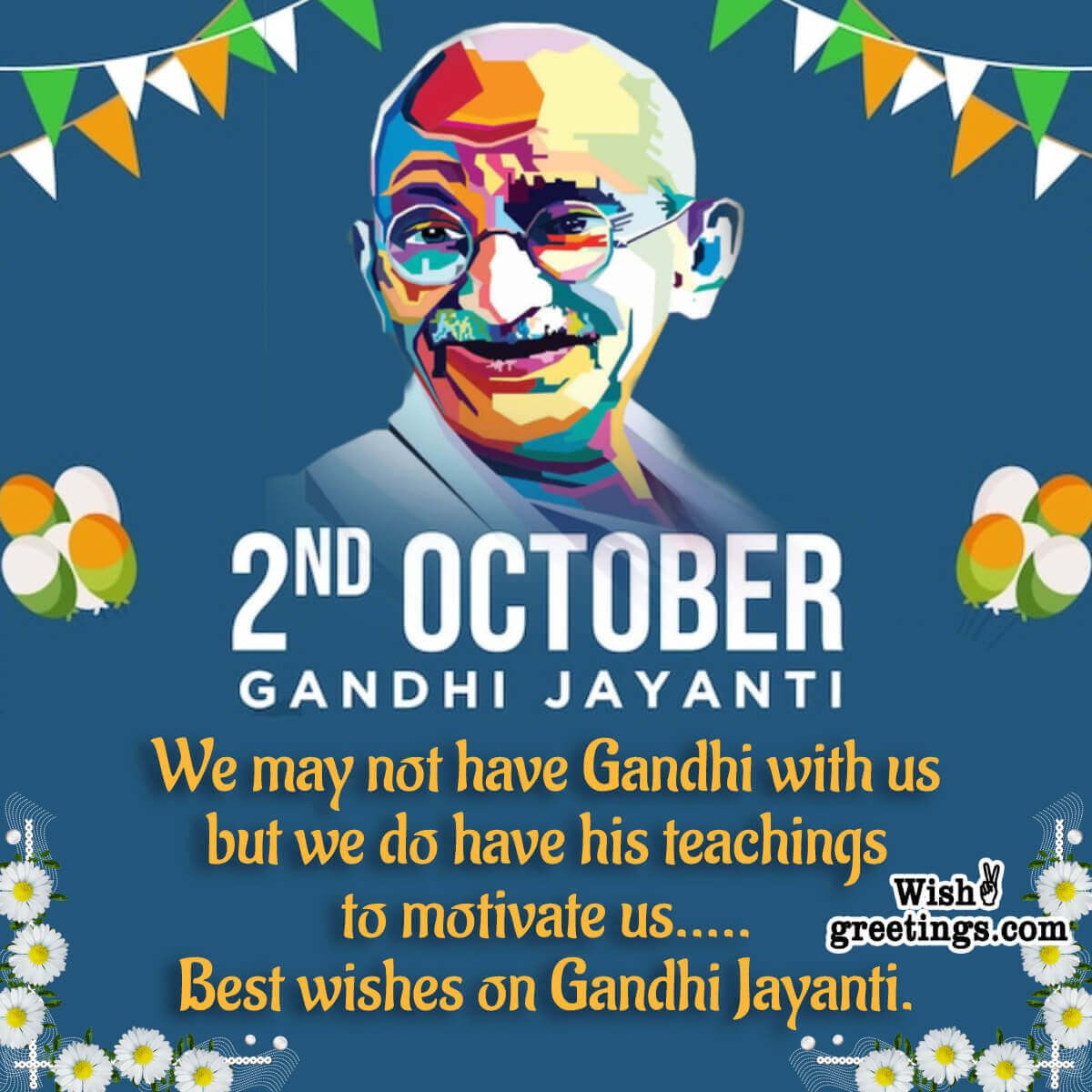Wonderful Mahatma Gandhi Jayanti Image