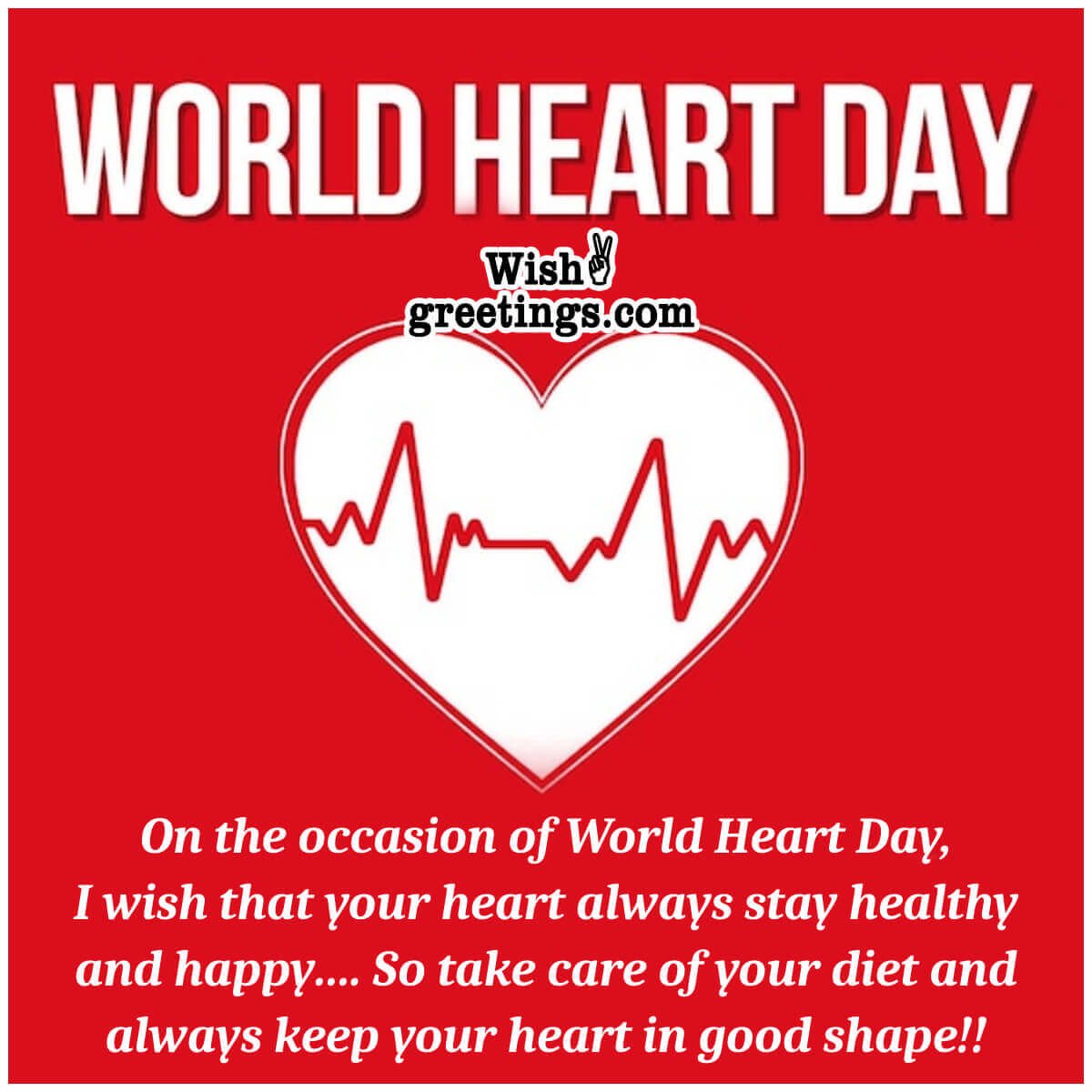 World Heart Day Message Pic