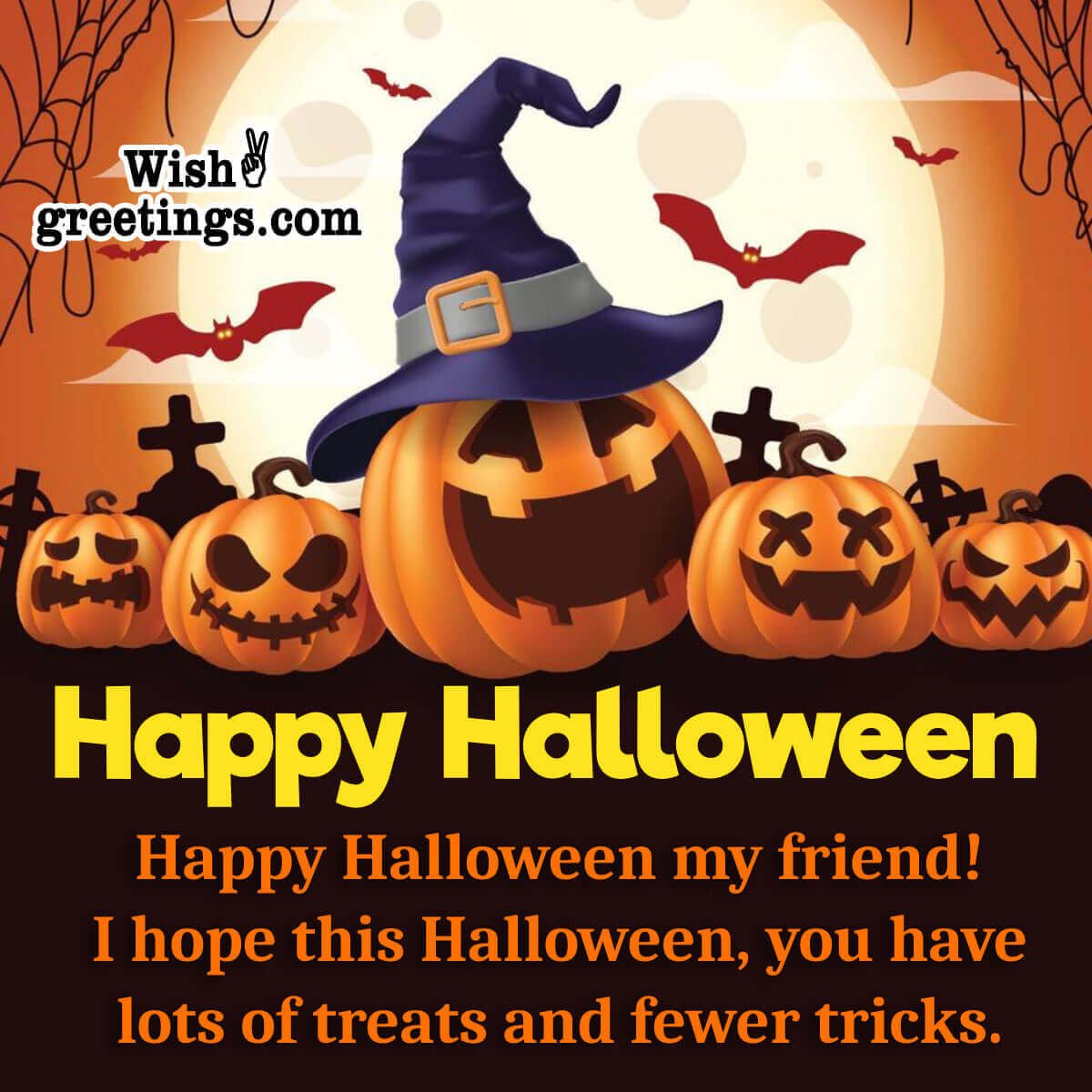 Halloween Day Message Pic For Friends
