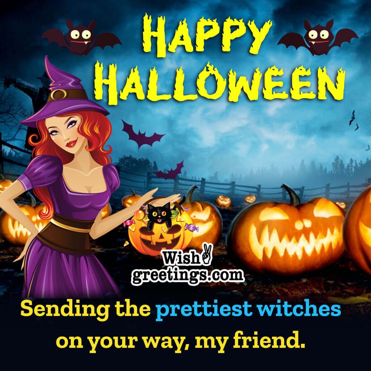 Halloween Message Photo