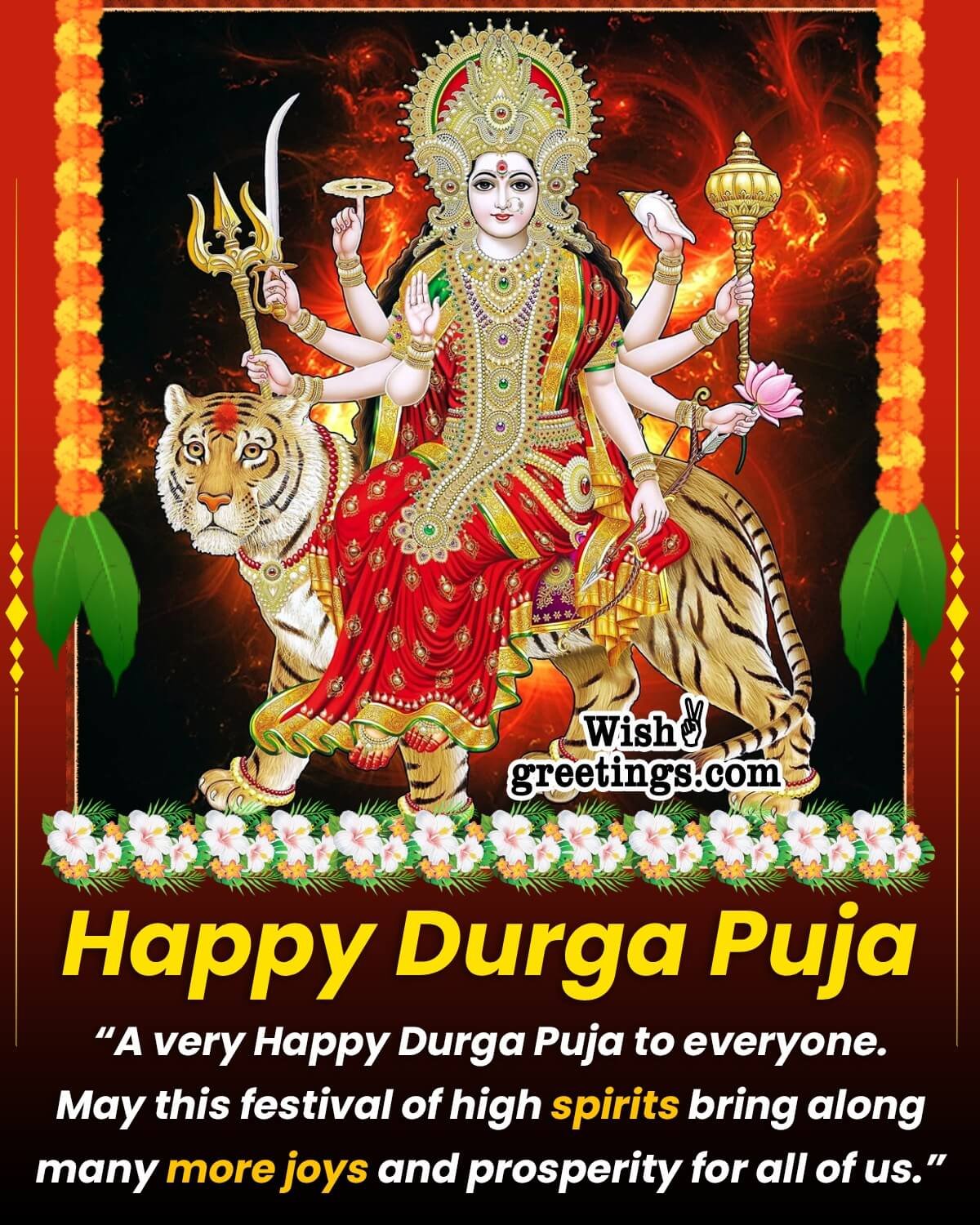 Happy Durga Puja Whatsapp Pic