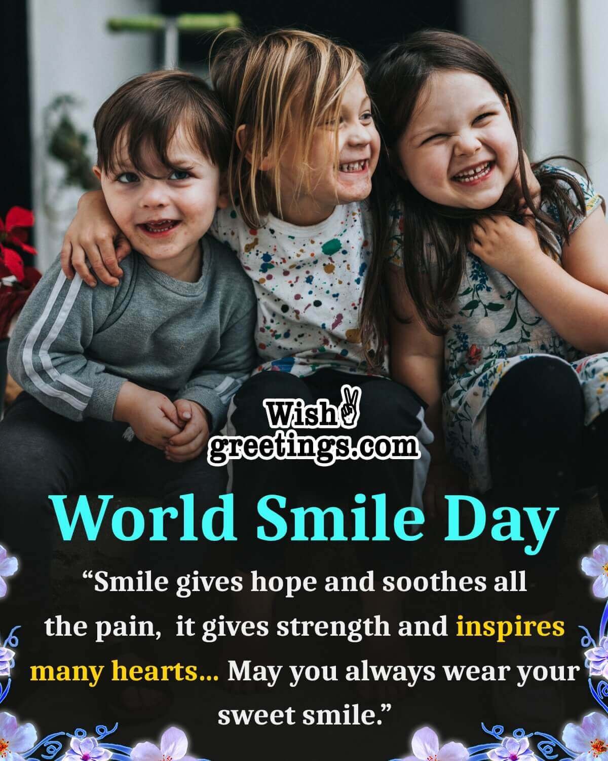 World Smile Day Message Picture