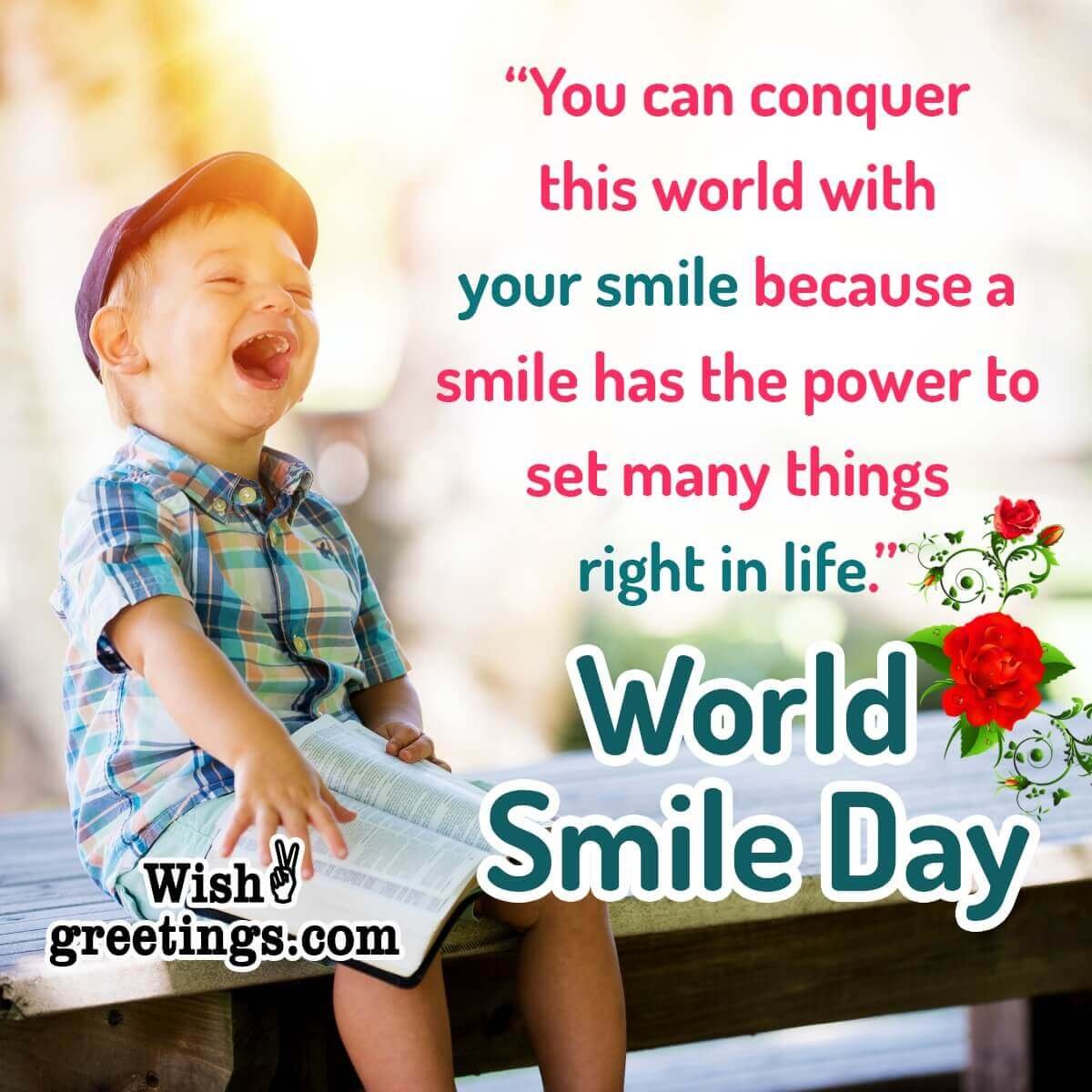 World Smile Day Quote Picture