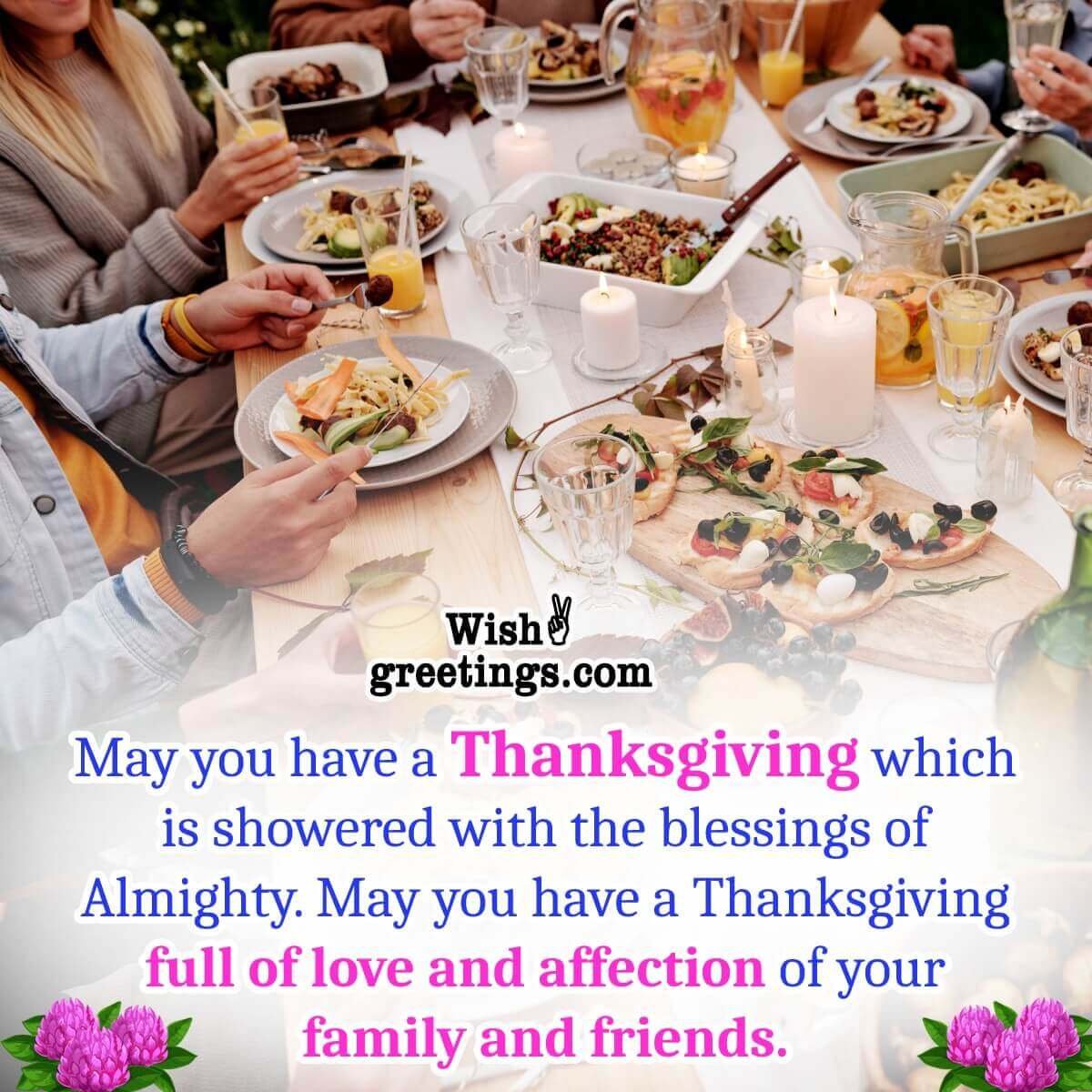 Best Thanksgiving Message Image