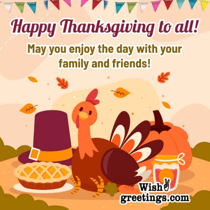 Happy Thanksgiving Wishes And Images - Wish Greetings