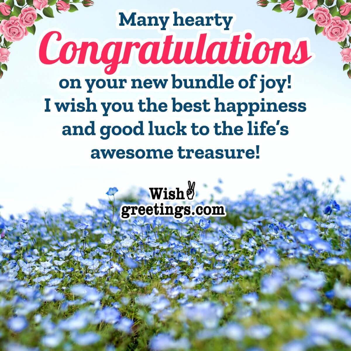 Wish Image For Congratulating On Having A Baby