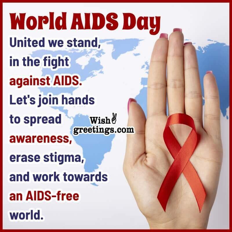 World Aids Day Status Image