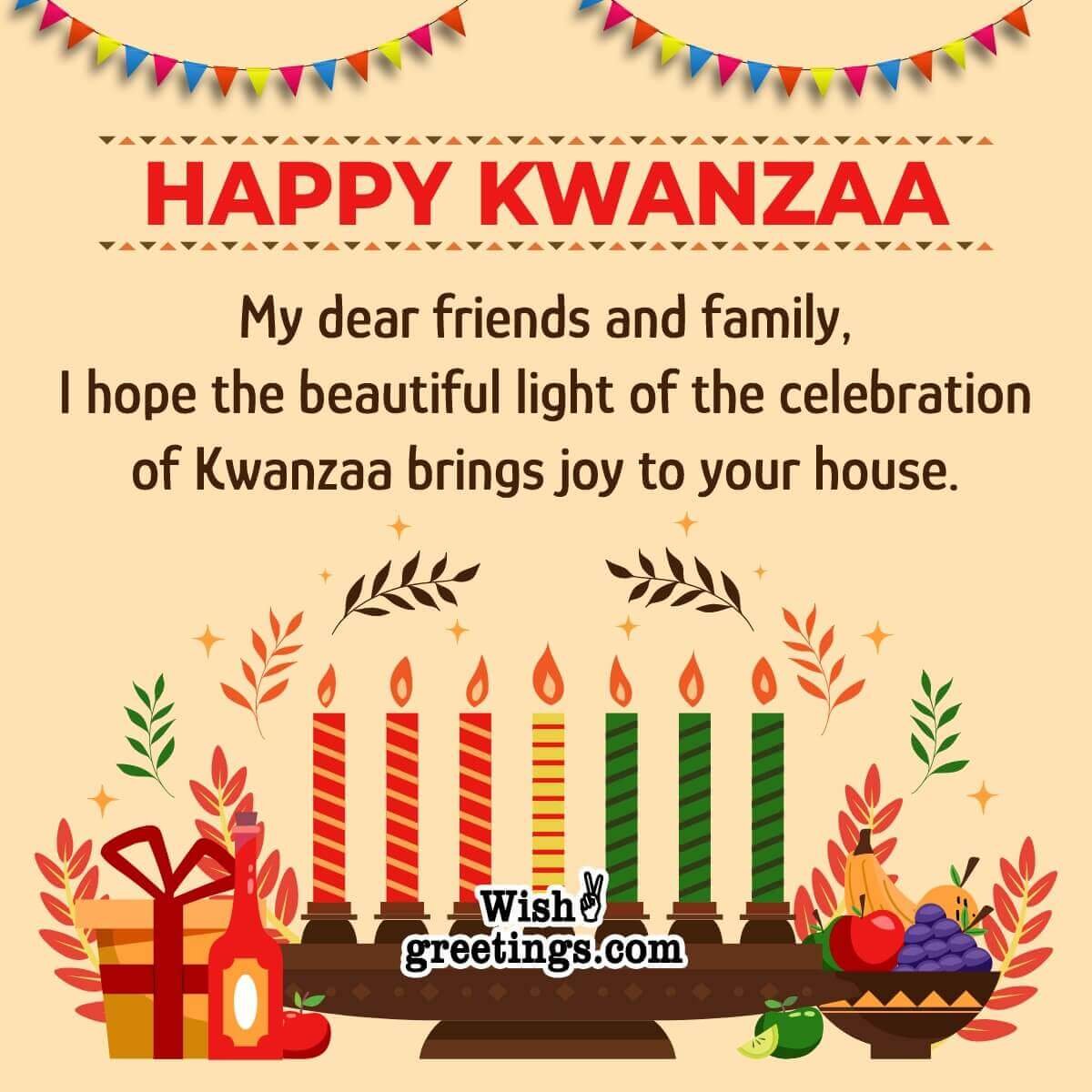 Happy Kwanzaa Message Photo For Friends And Family
