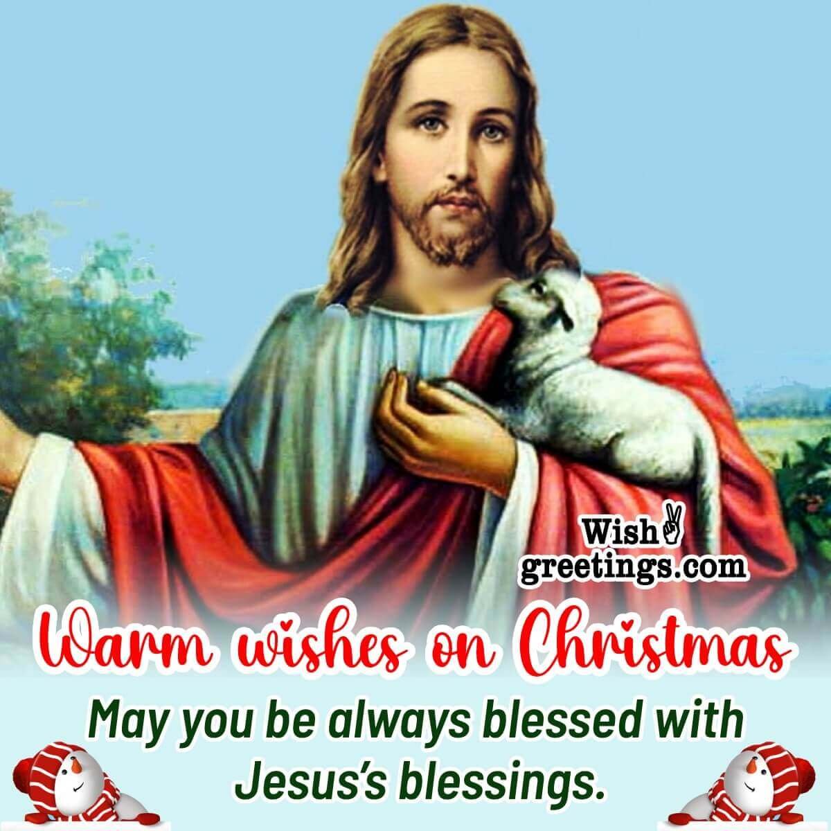 Religious Christmas Wish Image