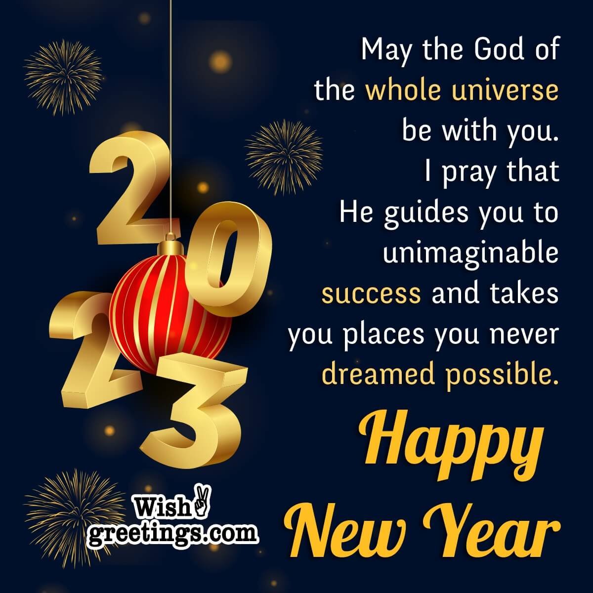 Religious New Year Wishes - Wish Greetings