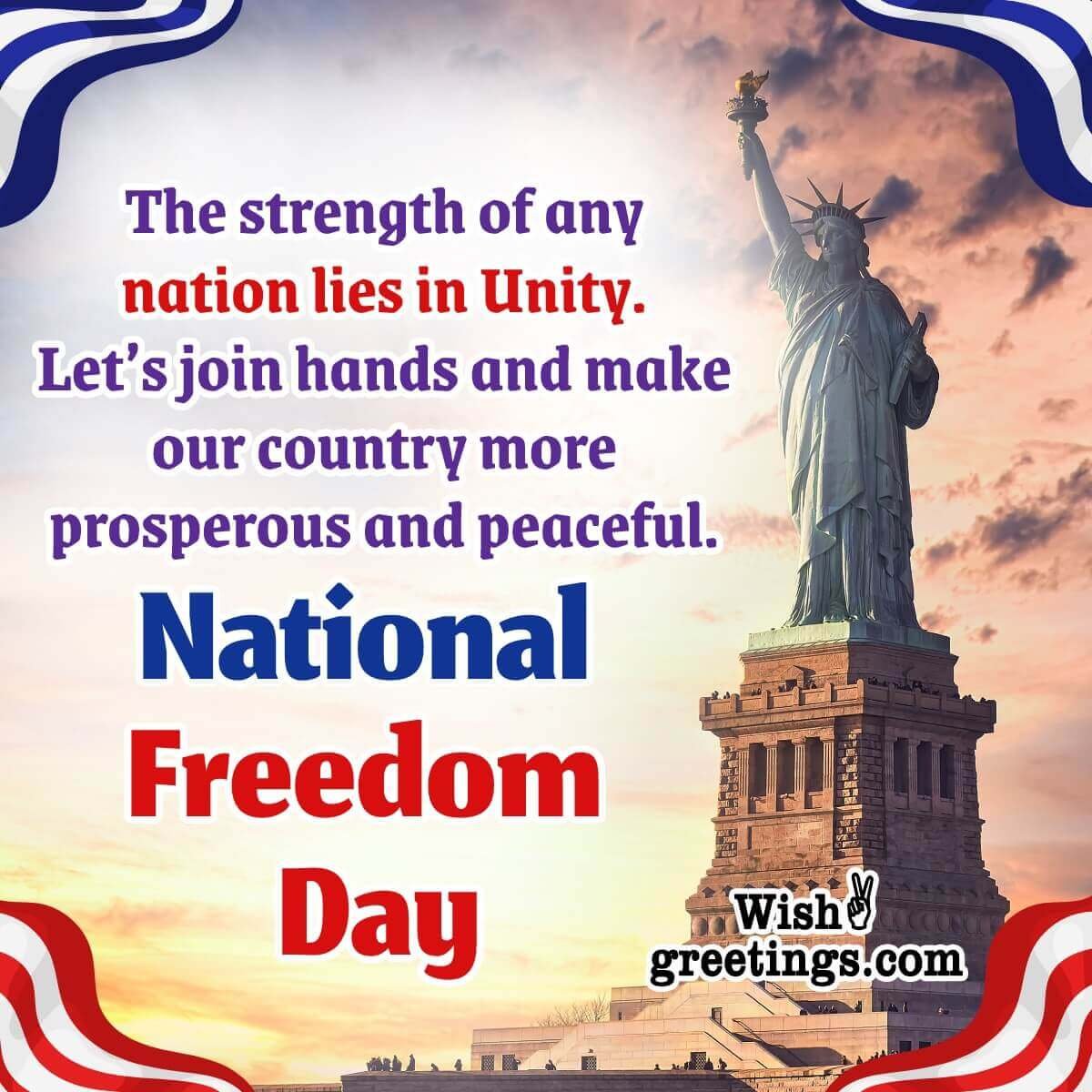 National Freedom Day Wishes Messages