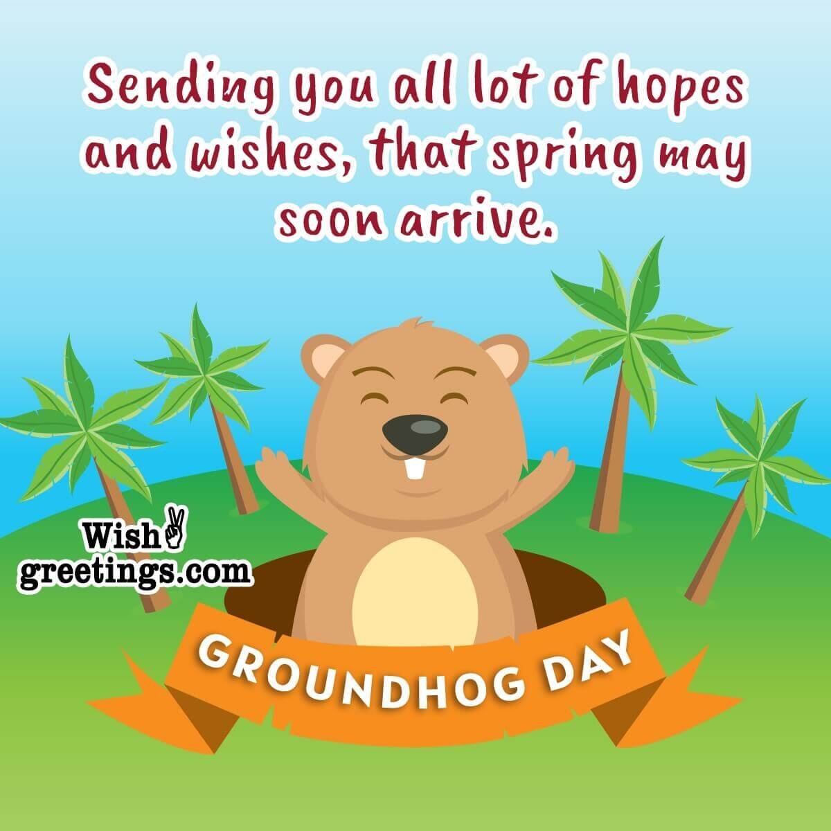 Groundhog Day Wish Picture