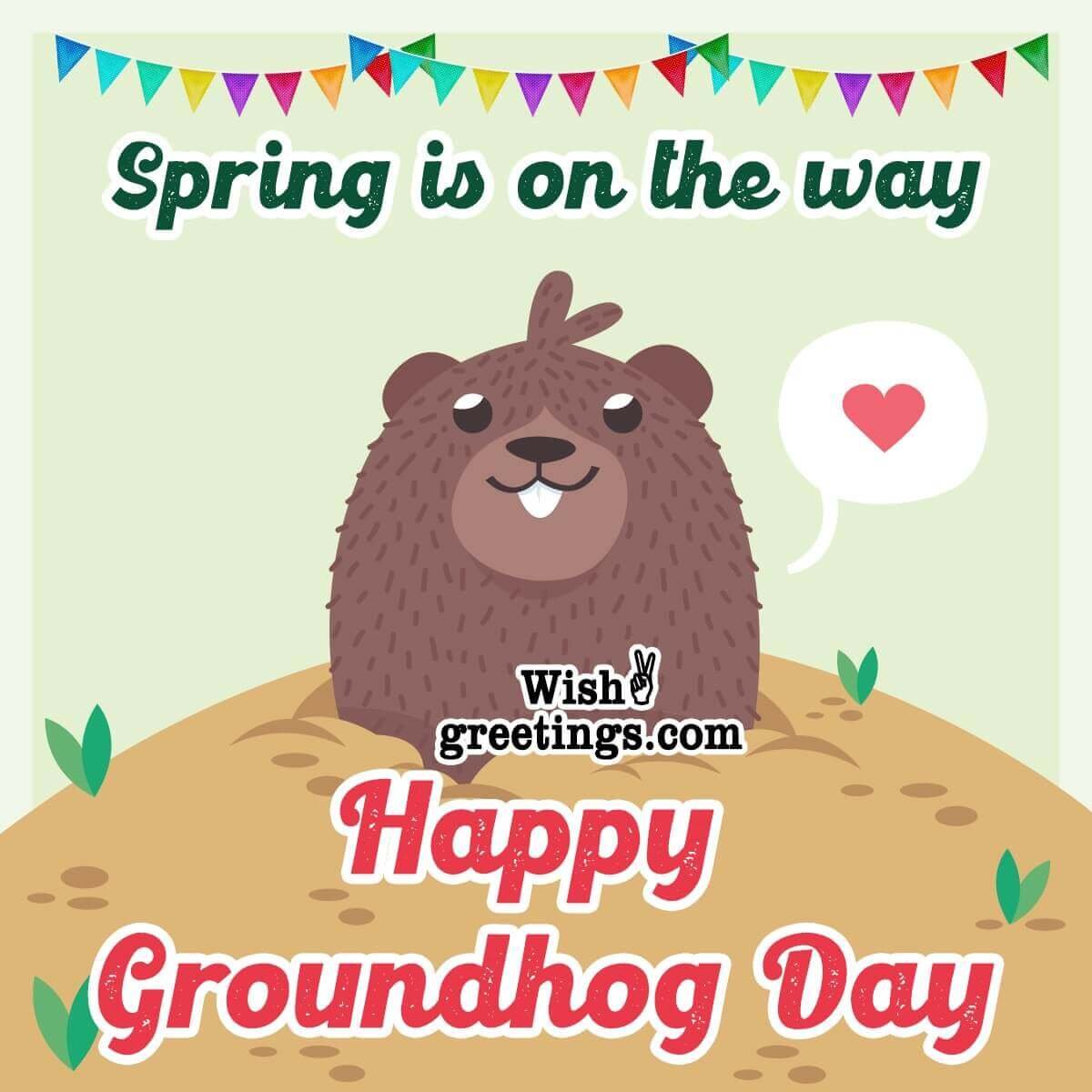 Happy Groundhog Day Quote Photo