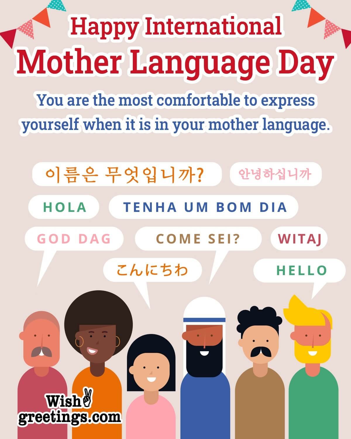Happy International Mother Language Day Message