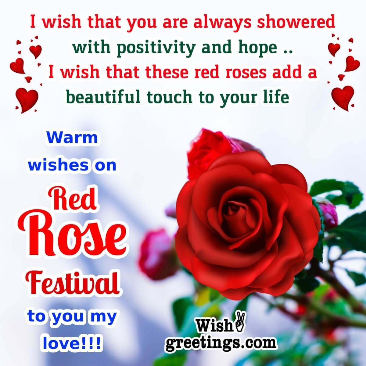 Happy Red Rose Day Wishing Picture