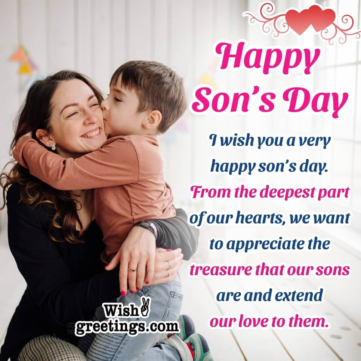 Son’s Day Wishes Messages - Wish Greetings