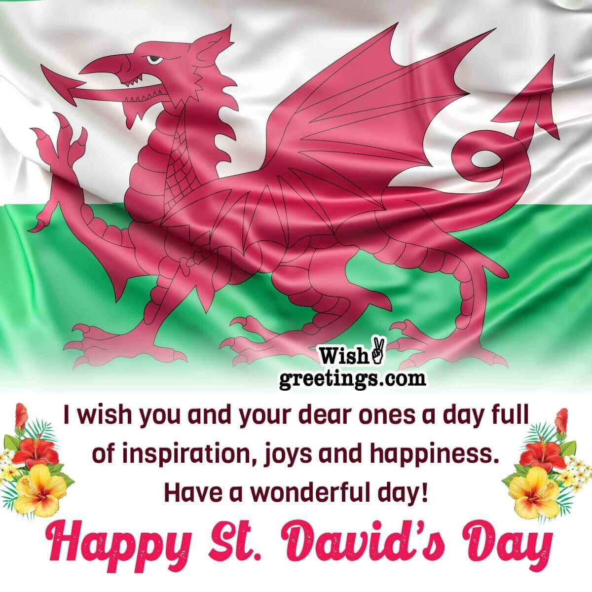 Happy St. David’s Day Wish Picture