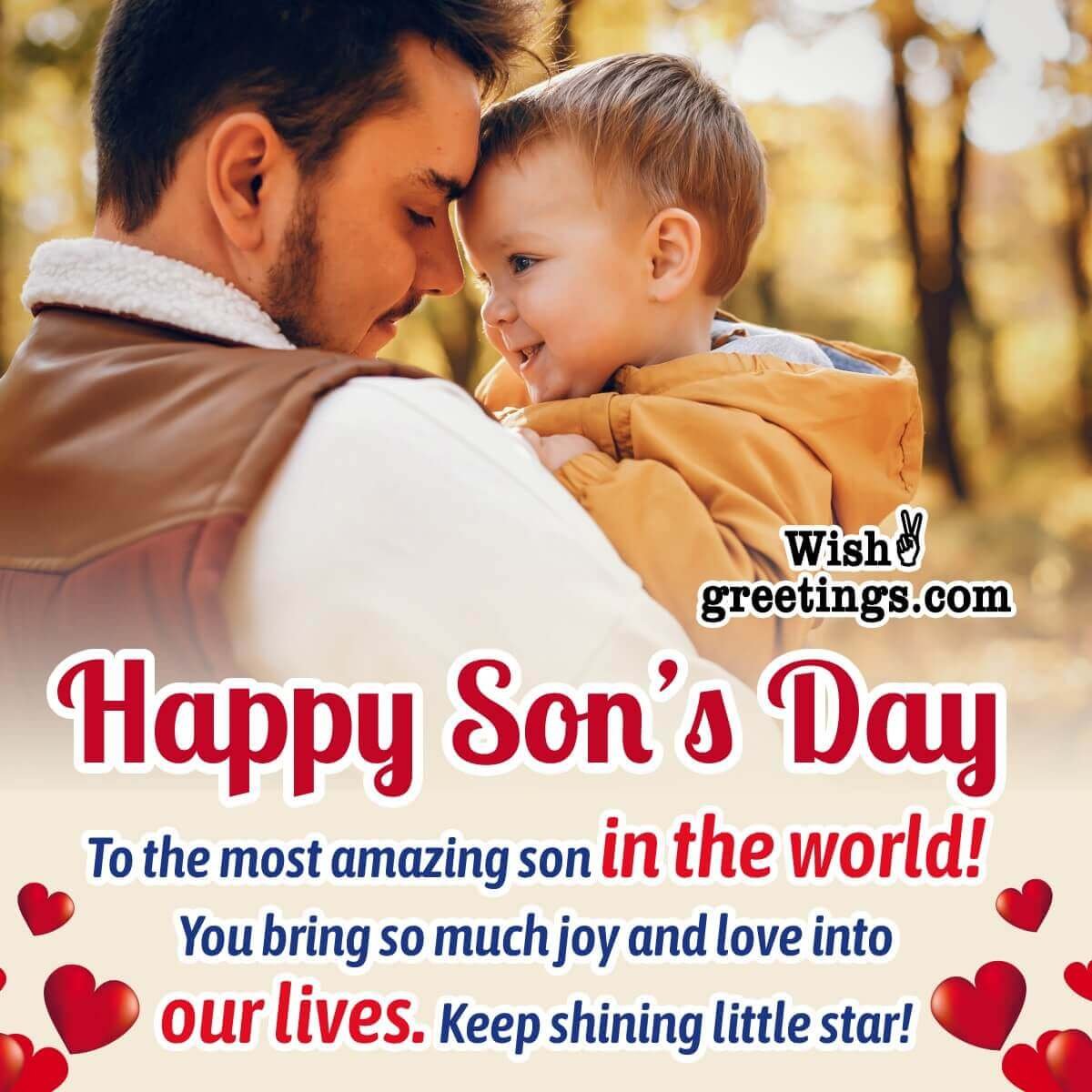 Son’s Day Wishes Messages