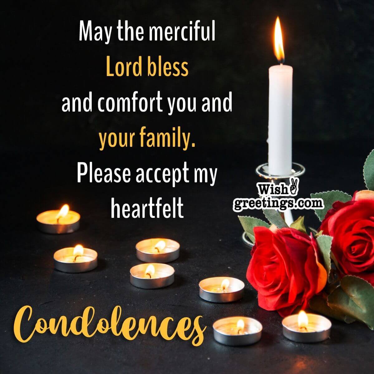 Christian Condolence Messages - Wish Greetings