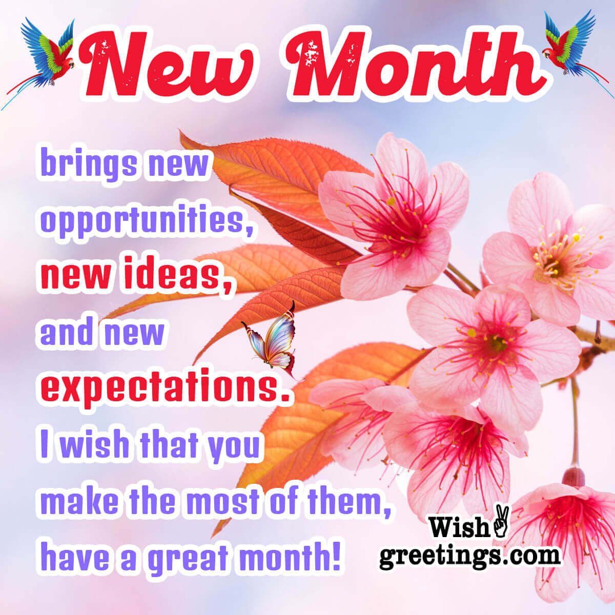 New Month Wishes For Friend