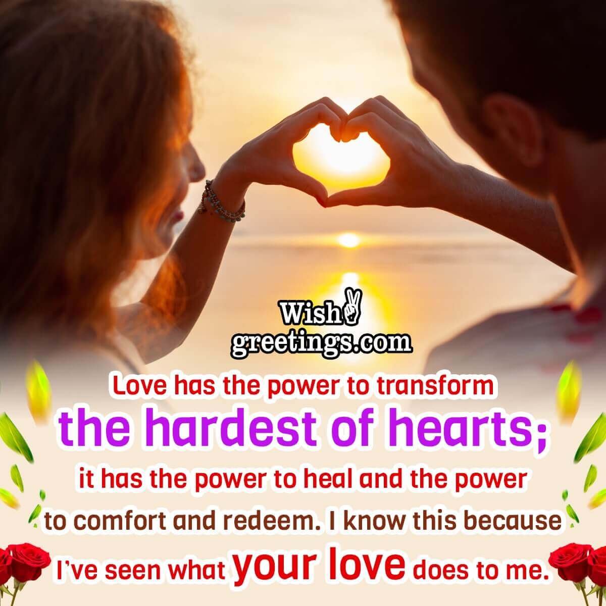Romantic Deep Love Message Picture