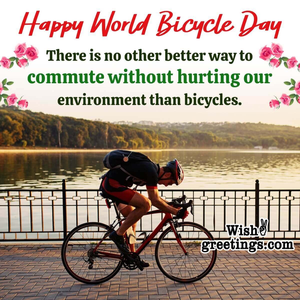 World Bicycle Day Message Pic