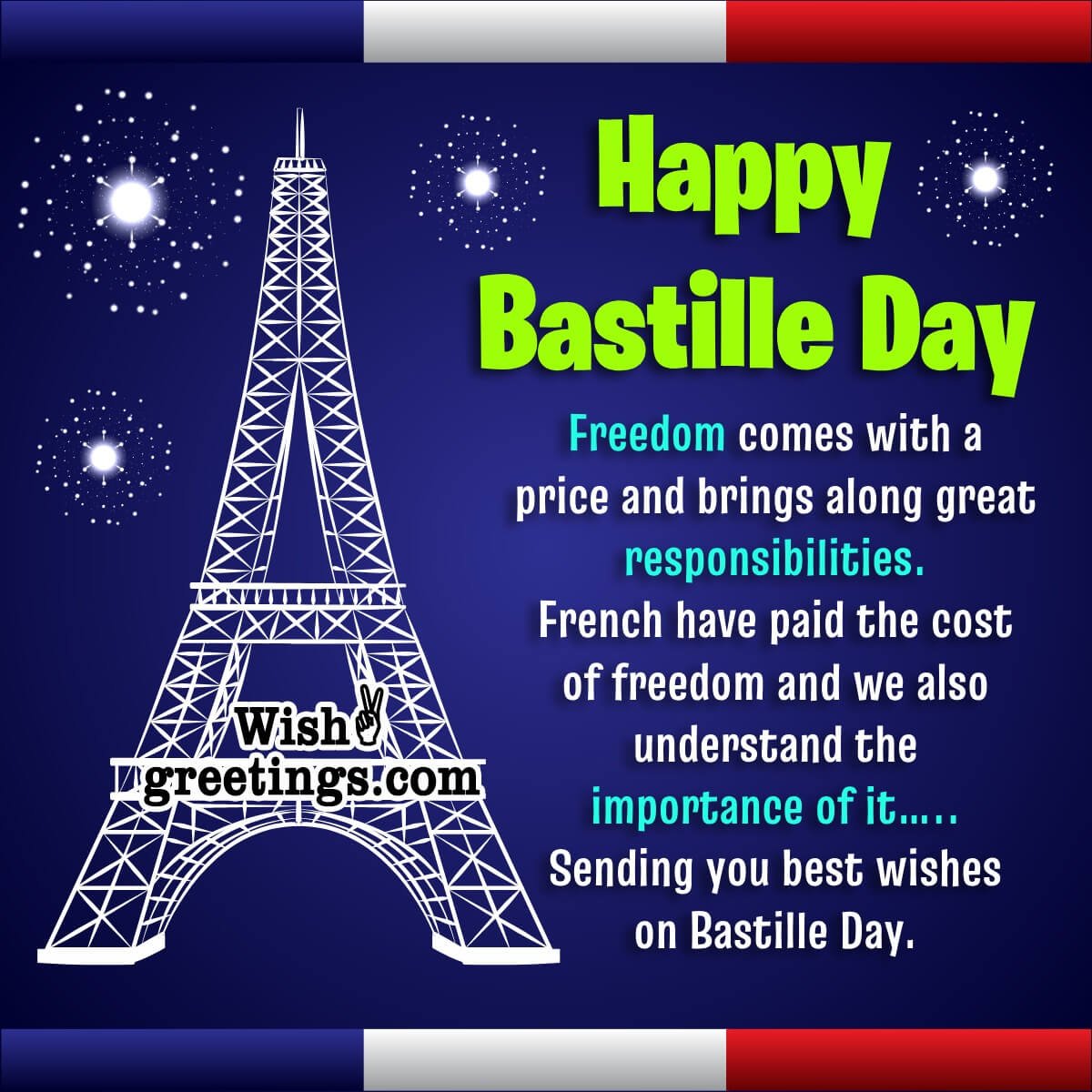 Happy Bastille Day Message